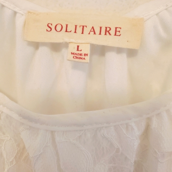 Flowy lace longline tank top - Picture 4 of 4